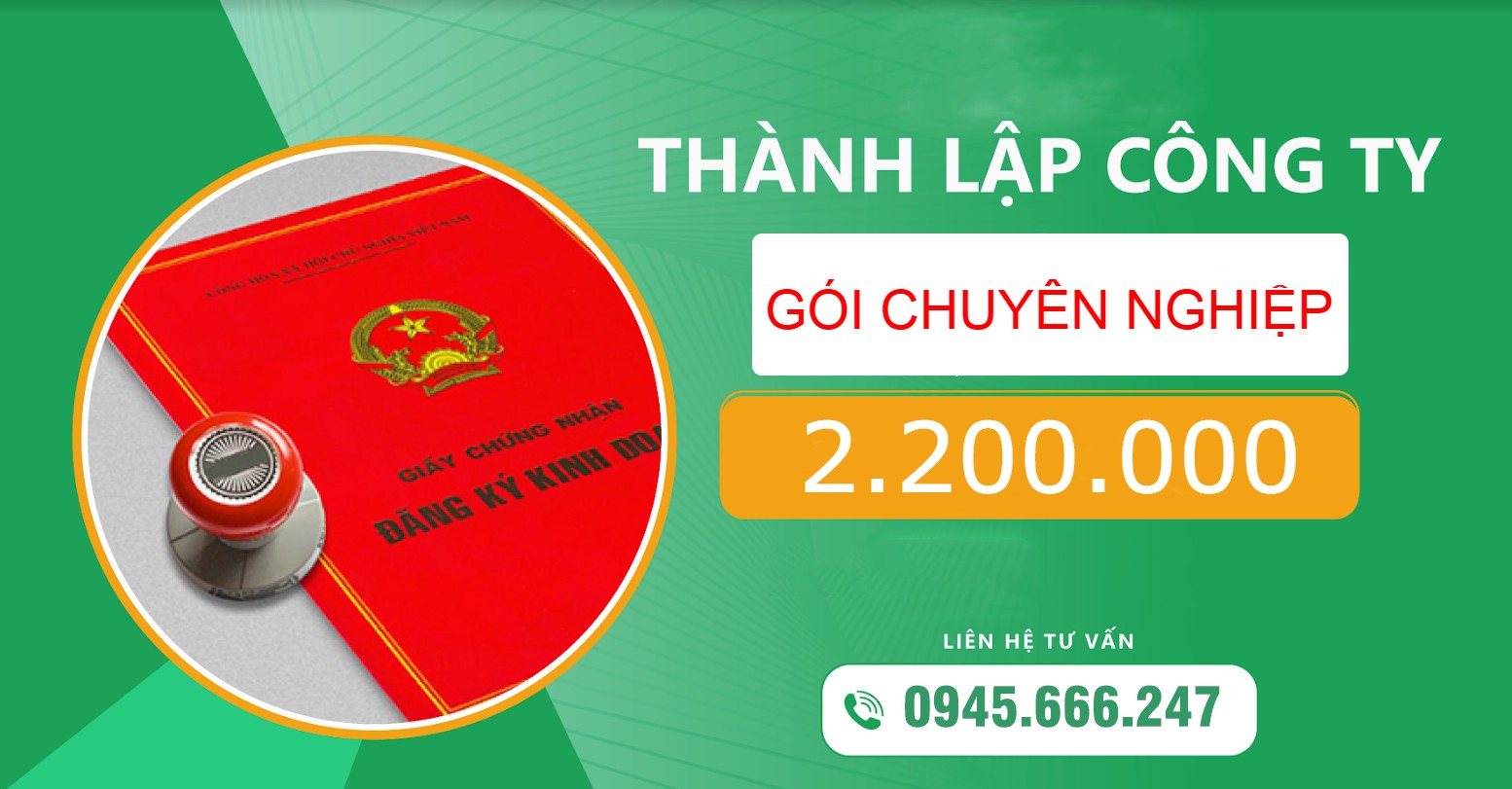 Thành Lập Công Ty Trọn Gói (Gói Chuyên Nghiệp)